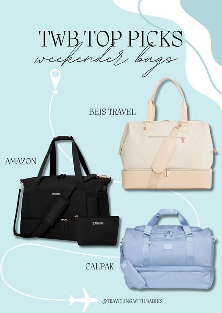 Perfect bags for carry on and also for those weekend trips to visit family during the holidays! #babytravelgear #holidaytravel

#LTKbaby #LTKtravel #LTKHoliday