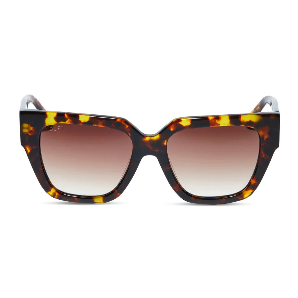 REMI II - AMBER TORTOISE + BROWN GRADIENT SUNGLASSES | DIFF Eyewear