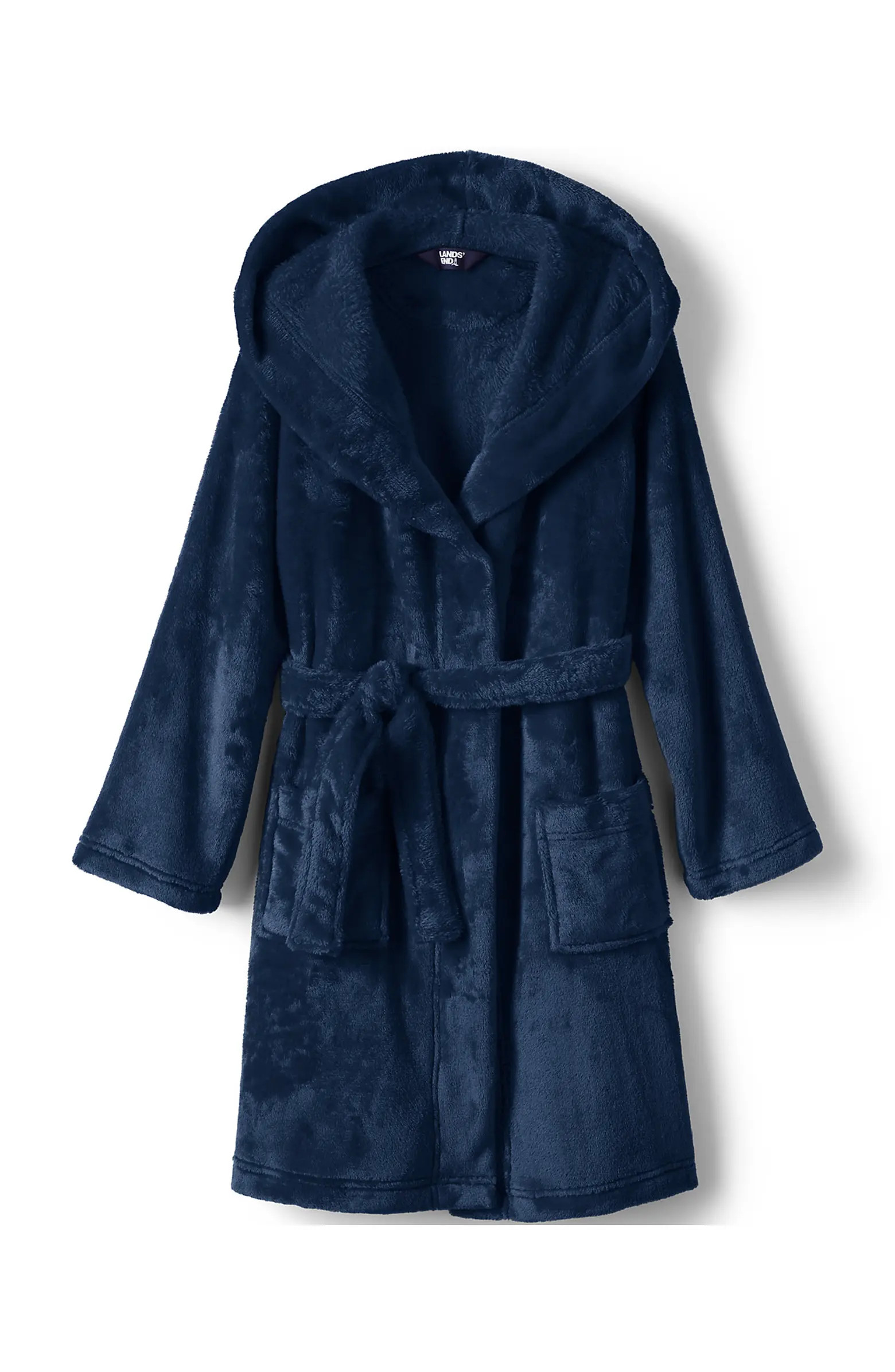 Kids Hooded Fleece Solid Robe | Nordstrom