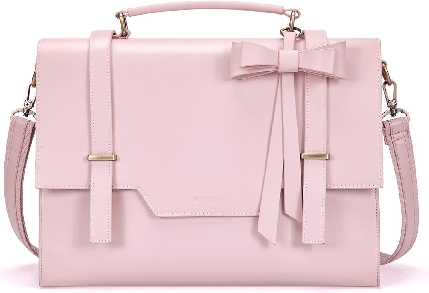 ECOSUSI Laptop Messenger Bag Women Briefcase 15.6 inch Laptop Satchel Handbags | Amazon (US)