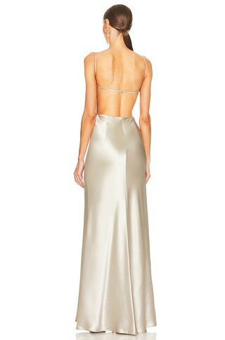 x REVOLVE Paula Gown in Silver | Revolve Clothing (Global)