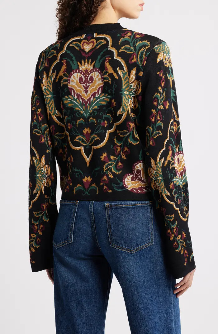 FARM Rio Majestic Hearts Knit Cardigan | Nordstrom | Nordstrom