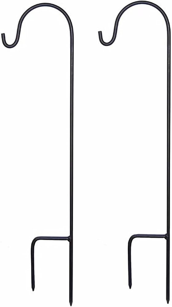 MTB Shepherds Hook 48 Inch,12MM Thick,Black Strong Rust Resistant Steel Ideal for Hanging Planter... | Amazon (US)