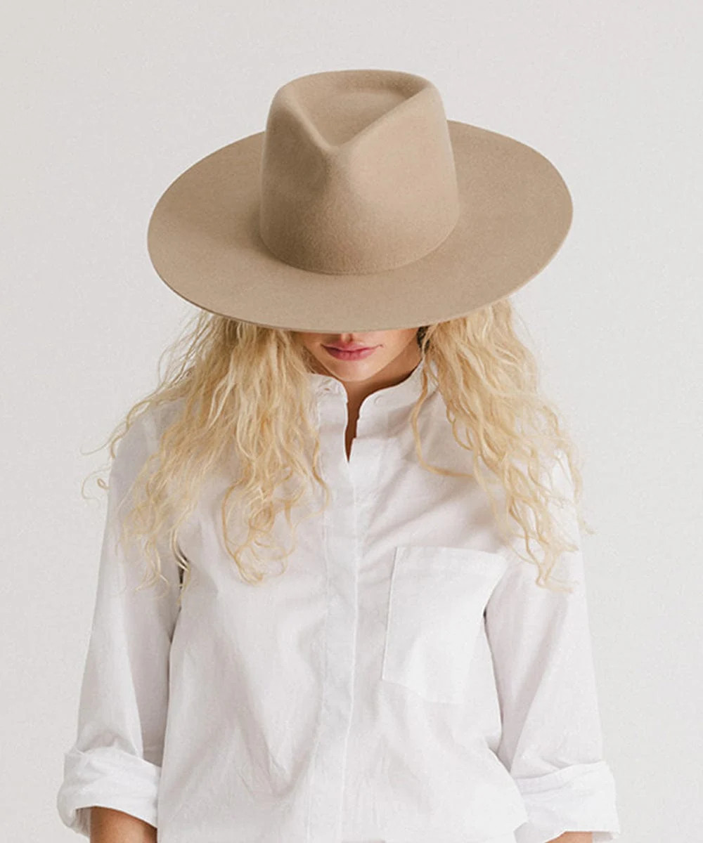 Wesley Wide Brim Fedora Hat | Gigi Pip