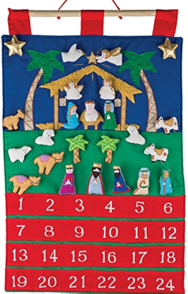 Nativity Fabric Advent Calendar (Countdown to Christmas) | Amazon (US)