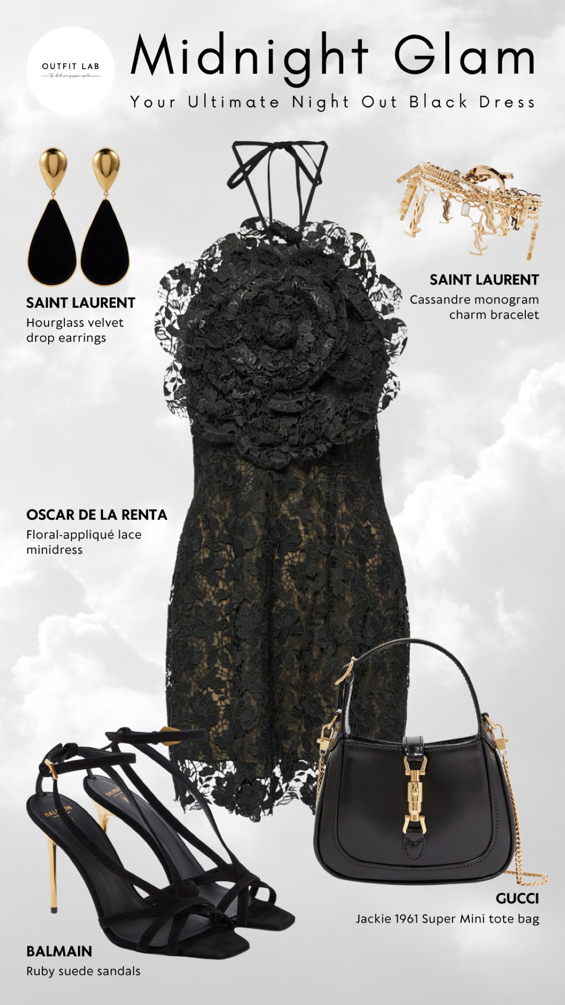 🖤Midnight Glam: Your Ultimate Night Out Black Dress🖤

Step into the night with an ensemble that speaks volumes of elegance and allure. Begin your dazzling look with an Oscar de la Renta minidress, a piece that combines timeless sophistication with modern flair. Complement your dress with the sleek and stylish Balmain sandals, adding just the right amount of edge and glamour. Carry your essentials in a chic Gucci bag, the perfect accessory to elevate any outfit. Complete your radiant evening aesthetic with Saint Laurent earrings and a bracelet, each piece a testament to exquisite craftsmanship and luxurious design. This gorgeous outfit is curated for those who desire to make a statement, seamlessly blending high fashion and unmatched elegance for your unforgettable night out!

#LTKStyleTip #LTKItBag #LTKShoeCrush