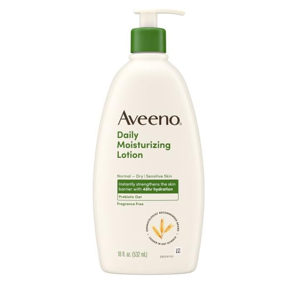 Aveeno Daily Moisturizing Body Lotion for Normal to Dry Skin, Moisturizer with Soothing Prebiotic... | Amazon (US)
