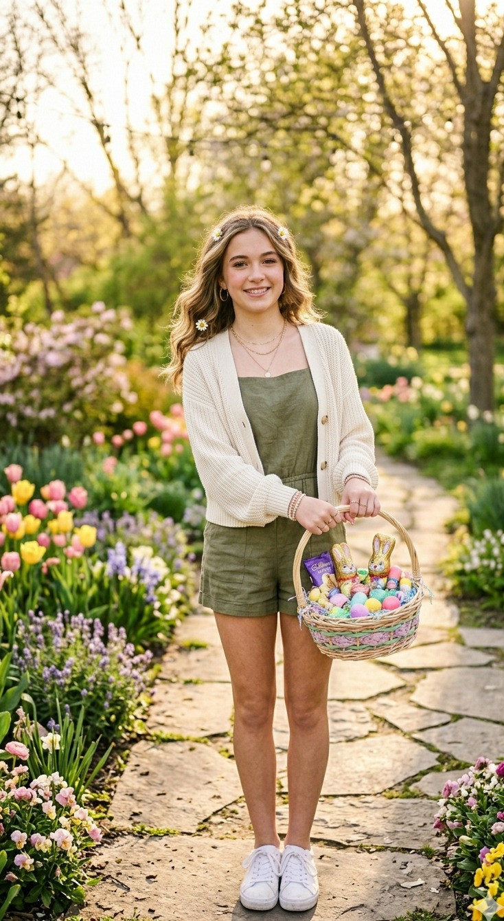 Literally just out here living my best spring life 🐣🌸
Went on a cute little Easter egg hunt and ended up with the sweetest basket full of goodies—colorful eggs, candy, and all the spring vibes 💐✨ Not gonna lie, this might be my favorite day of the season. Sunshine, flowers, and a basket full of treats? Yes please 💁‍♀️💖

#EasterVibes #EasterBasket #EggHunt #SpringMood #TeenVibes #CuteMoments #PastelDreams #SpringAesthetic #GoodVibesOnly #SunnyDays #FlowerPower #SweetTreats #CandyLover #GoldenHour #HappyGirlEra #FunTimes #SpringFeels #InstaVibes #JustForFun #WeekendMood #PrettyLittleThings #JoyfulDays #StaySmiling 

 #LTKFestival #LTKSeasonal #LTKSaleAlert
