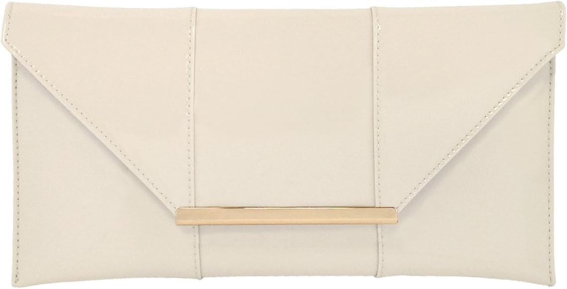 JNB Faux Patent Leather Envelope Candy Clutch | Amazon (US)
