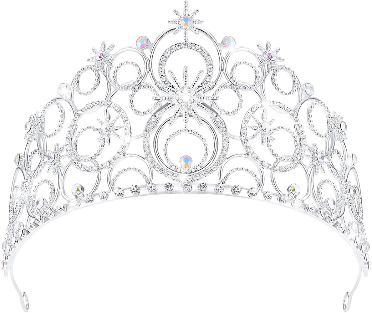 Crystal Crowns for Women, Crystal Bubble TiaraBride Royal Queen Headband Princess Headpieces for ... | Amazon (US)