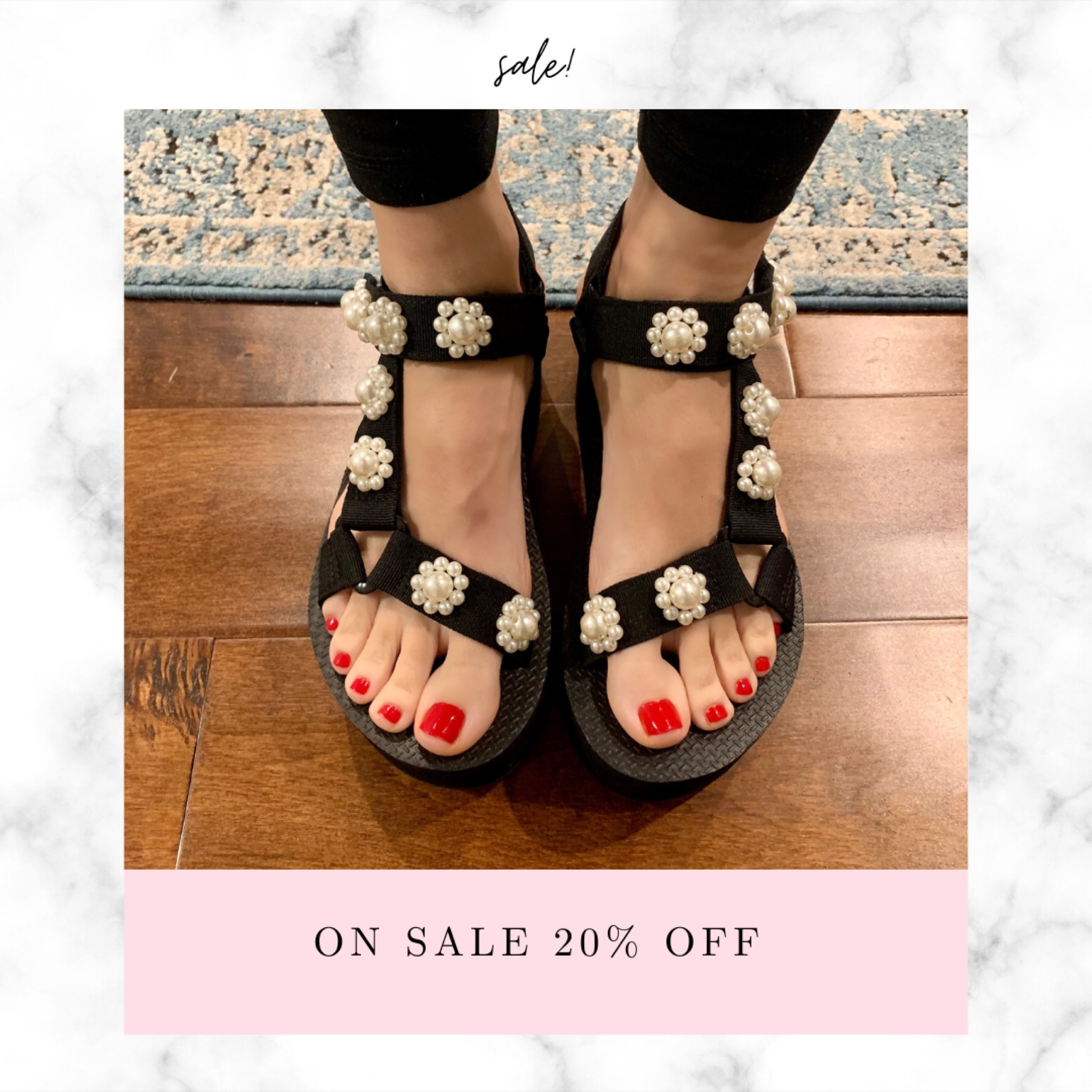 Today is the last day for 20% off!

Cute pearl flower platform sandals gives me total 90s vibes 







Tags: 90s fashion, y2k fashion, target style, target finds, target fashion, shoe of the day, summer sandals, summer sandal, summer shoes, spring shoes, spring sandals, black platforms, pearl shoes, pool shoes, vacation shoes, beach shoes, beach sandals, casual style 



#LTKshoecrush #LTKunder50 #LTKsalealert