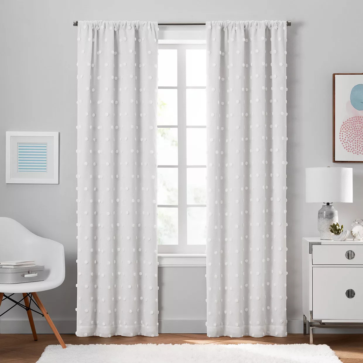The Big One Kids™ 2-pack Tufted Dot Blackout Window Curtains | Kohl's