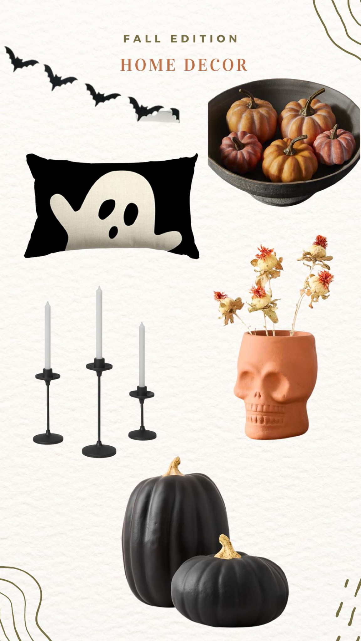 halloween home decor 🖤🤍

#LTKunder100 #LTKhome #LTKSeasonal