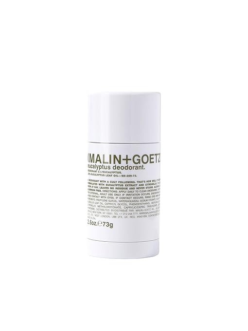 Malin + Goetz Eucalyptus, Bergamot, and Botanical Deodorant, with natural ingredients, effective ... | Amazon (US)