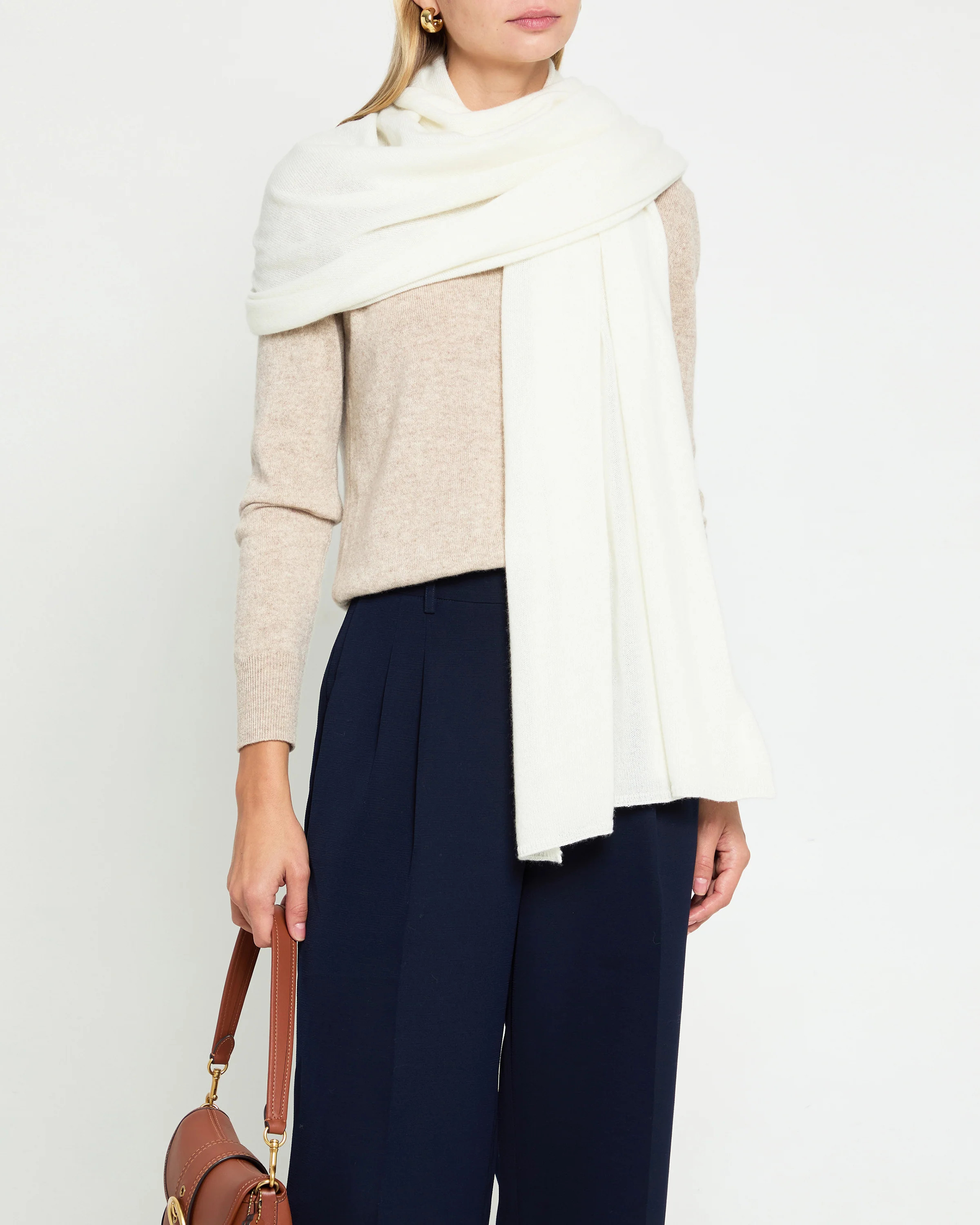 Everyday Cashmere Wrap - IVORY / OS | Few Moda