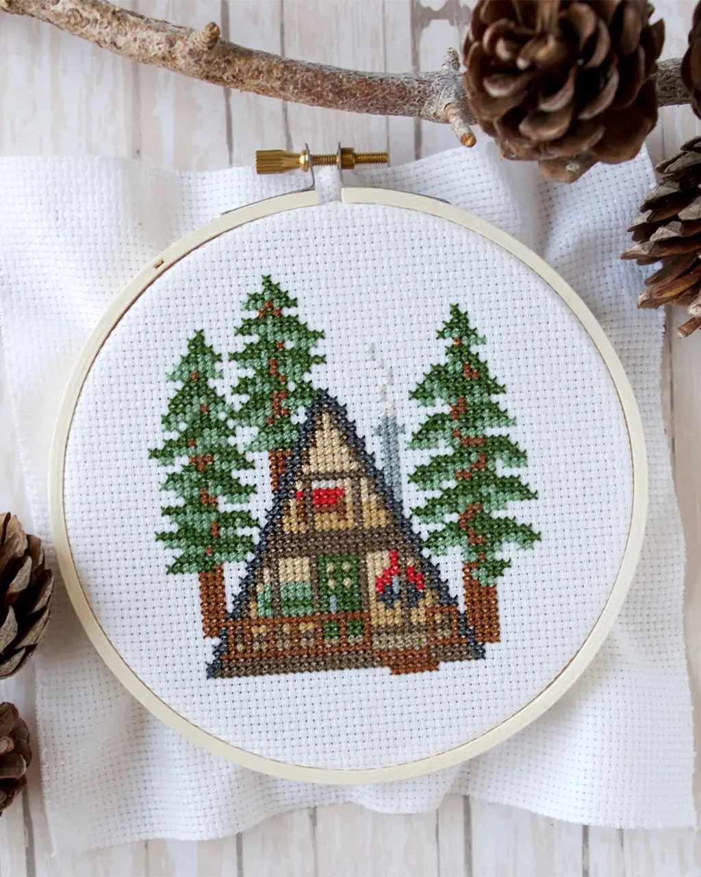 A-Frame Cross Stitch Kit | ban.do