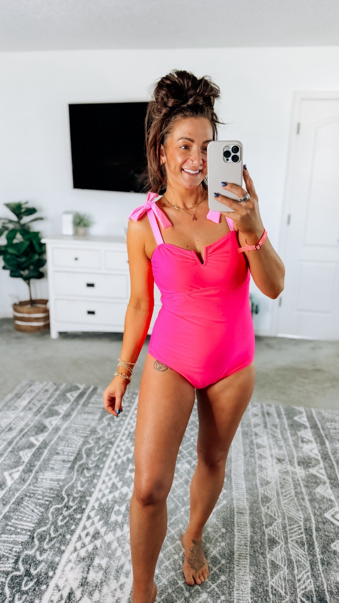 Cutest one piece! Currently on sale! Tons of cute prints and tts 

#LTKSeasonal #LTKSaleAlert #LTKSwim