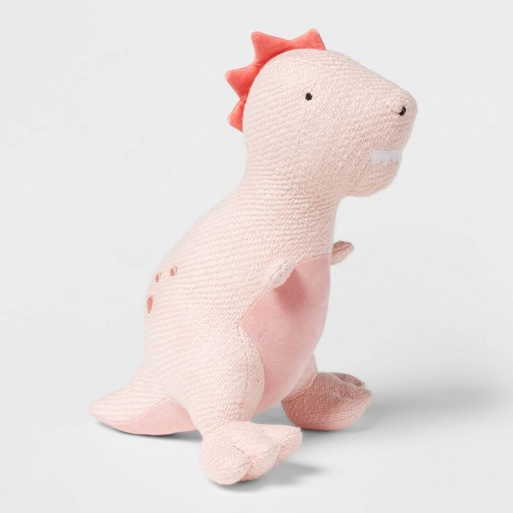Dinosaur Figural Pillow Pink - Pillowfort™ | Target