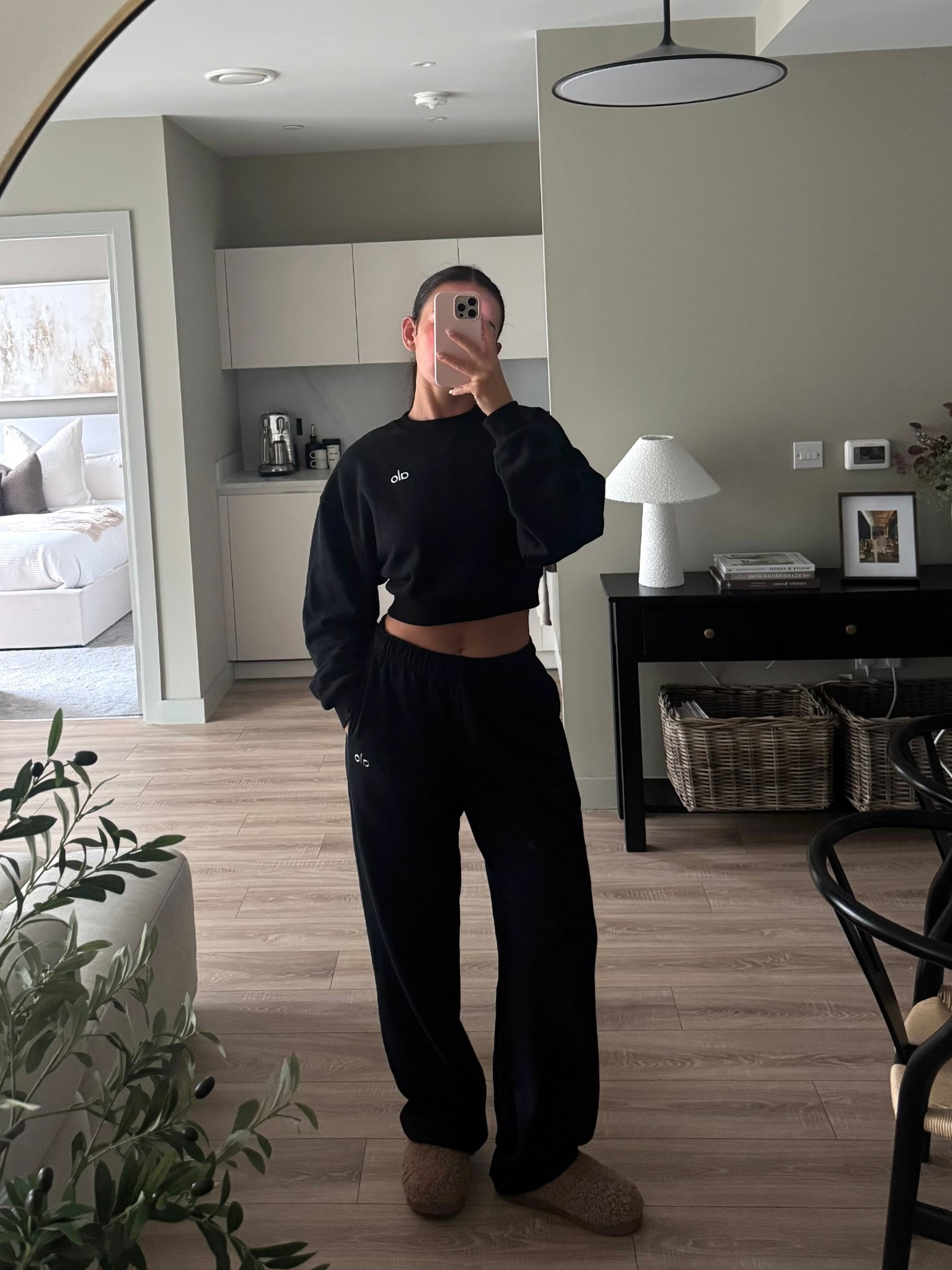 I wear a size S in jumper & bottoms

Alo tracksuit, Alo yoga, black loungewear, black tracksuit, rainy day outfits, autumn outfits, comfy outfits, casual outfits 

#LTKautumn #LTKstyletip #LTKuk