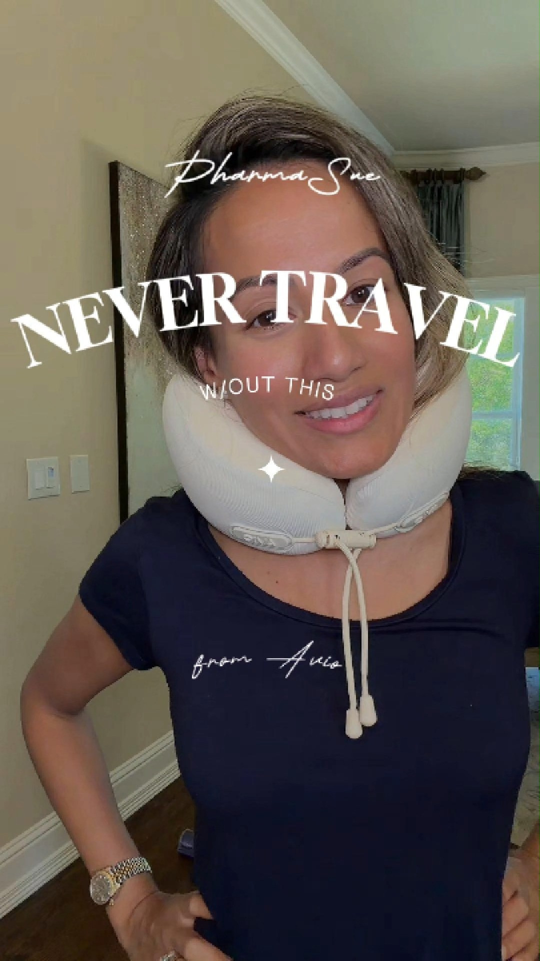 One travel essential I never leave home without ✈️🤍

Whether it's a long-haul flight, a road trip, or a full day of exploring, comfort makes all the difference. This Mellow Avio neck pillow has become a staple in my carry-on—it keeps me comfortable on the go and helps me arrive feeling rested and ready for the adventure ahead. 🌎💼

Definitely a travel must-have for our family trips. What’s one item you never travel without? ✨ 

 #LTKstorytime #LTKOver40 #LTKTravel