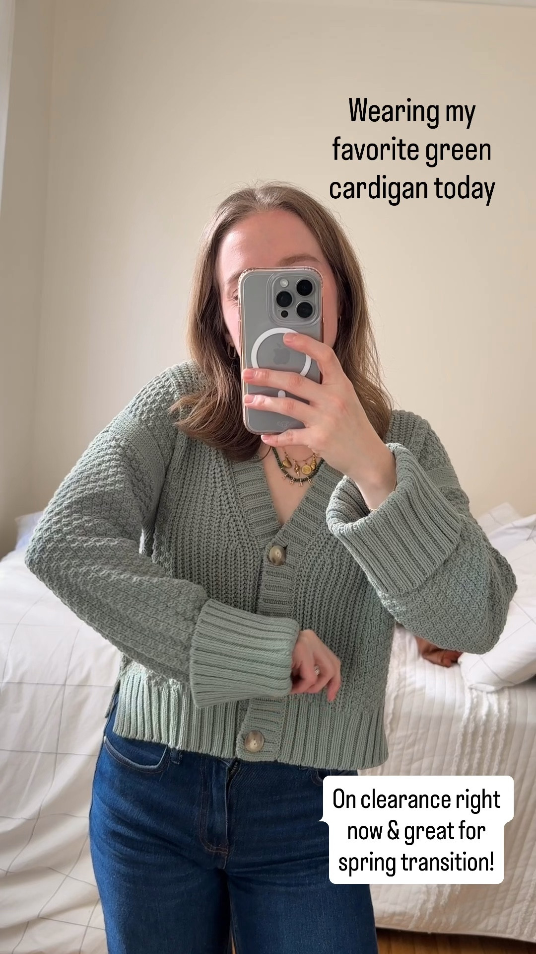 On sale outfit. Xs cardigan love how chunky it is! Size 25 jeans with inseam 28 I’m 5ft 2

#LTKPetite #LTKSaleAlert