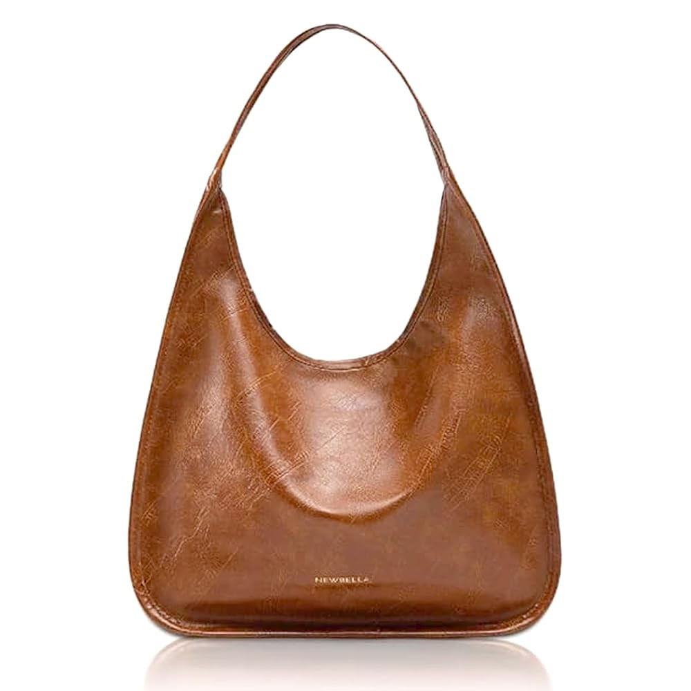 Women's Hobo Purse - Faux Leather Shoulder Bag & Tote Handbag, Spacious Work Bag for Commute & Da... | Amazon (US)