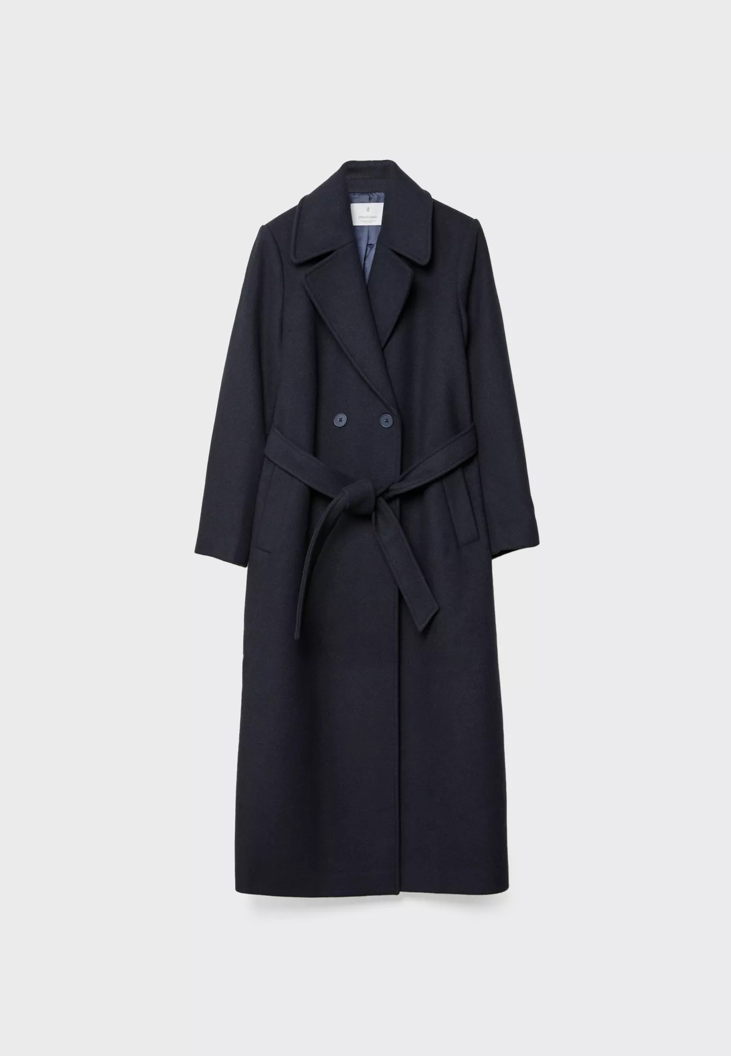 Long coat with belt - Women's Stradimarket | Stradivarius United Kingdom | Stradivarius (UK)