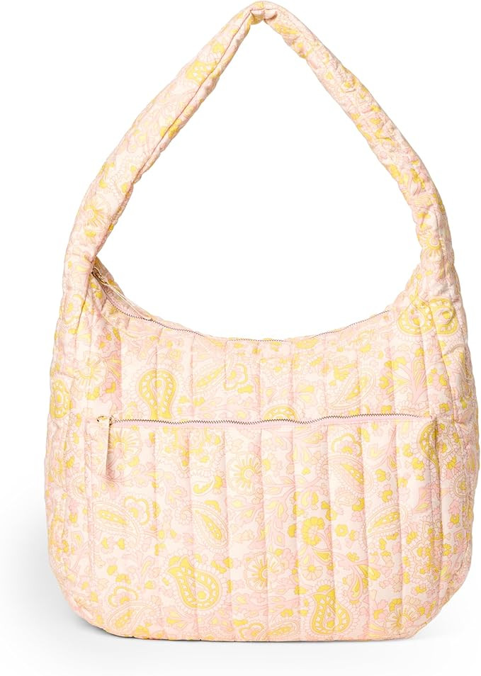 Amazon Essentials x Sofia Grainge Women's Quilted Shoulder Tote Bag with Zipper | Amazon (US)