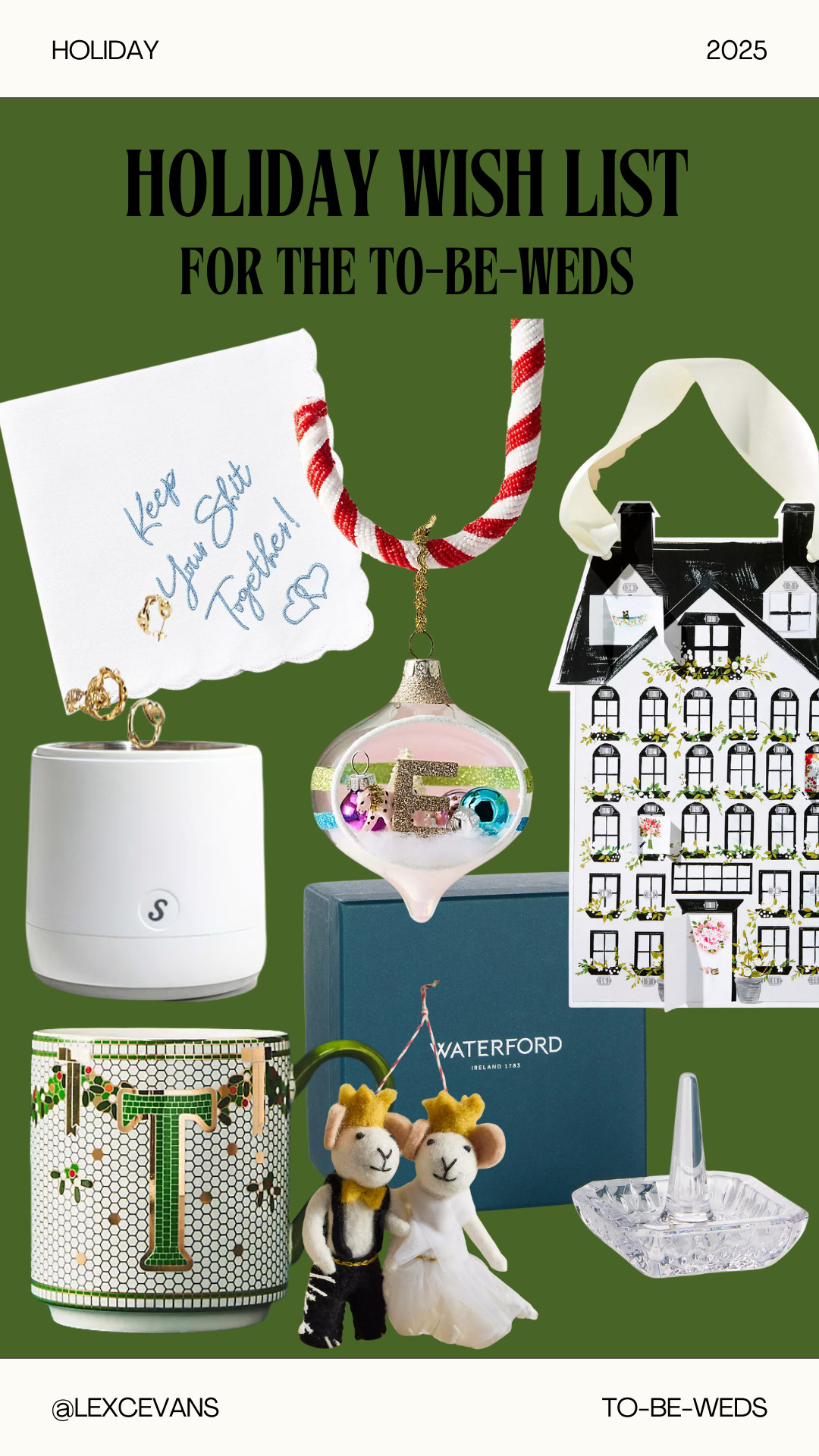 Holiday Wish List - For the To-Be-Weds 

 #LTKGiftGuide #LTKHoliday