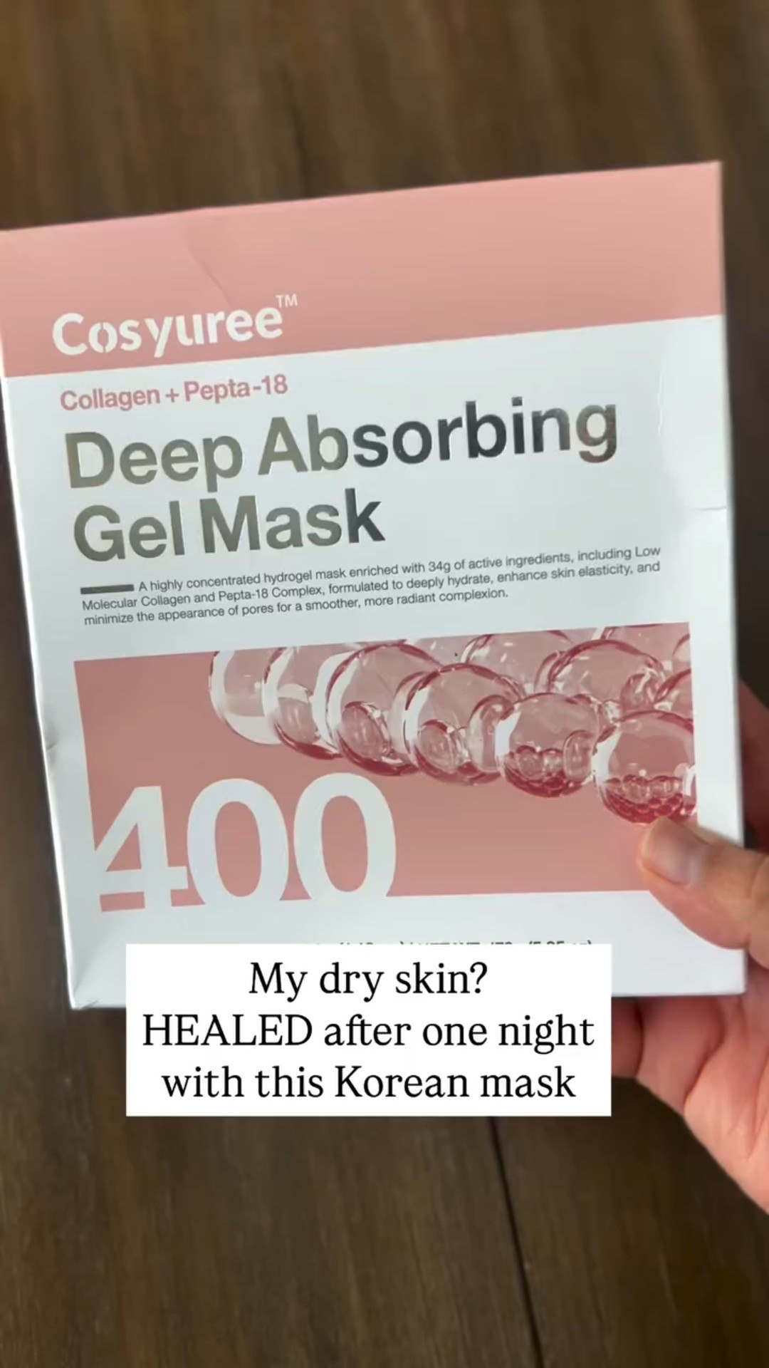 Okay so I have to put you on to the one mask that finally made a difference for my dry, dull skin — the Cosyuree Collagen + Pepta-18 Deep Absorbing Gel Mask. It’s a Korean skincare gem and honestly… I’m obsessed.

If you’ve been trying to get that glass skin look but feel like every other collagen mask is just vibes and no results, THIS is the one. 

It’s not a basic sheet mask — it’s a hydrogel mask that literally melts into your skin overnight. By morning, my skin looks plump, dewy, and hydrated like I actually slept 8 hours (lol).

What makes it different? It’s packed with low molecular collagen (so it actually absorbs), plus Pepta-18 which helps with firming and elasticity. And you can see it working — the gel starts out thick and turns clear as your skin drinks it up. No slimy mess, no slipping around, just straight-up hydration.

As someone who struggles with dryness, I can honestly say this mask has completely changed my routine. And the best part? It’s affordable, which is rare for K-beauty masks that actually do what they claim.

If you want that healthy, juicy, glass skin glow — comment SHOP and I’ll DM you where to grab it 💧🧖‍♀️

@cosyuree #cosyuree #beautybynumbers #cosyureepartner