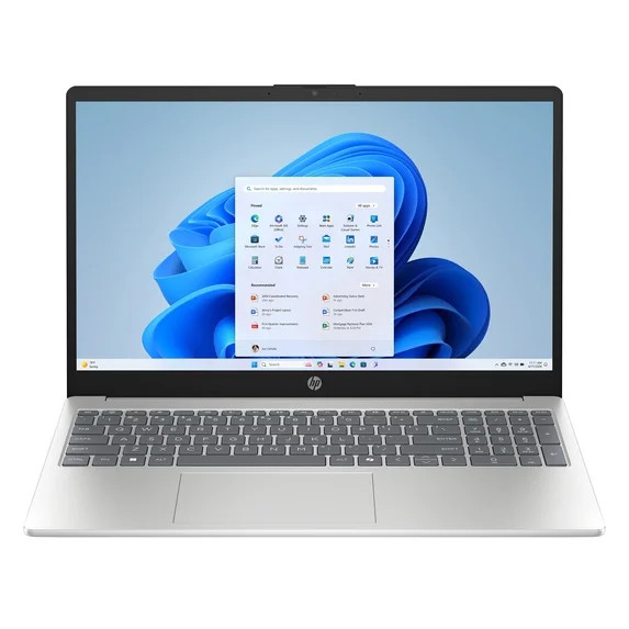 HP 15.6 inch HD Windows Laptop AI Intel Core Ultra 5 225U 8GB 512GB SSD Natural Silver | Walmart (US)