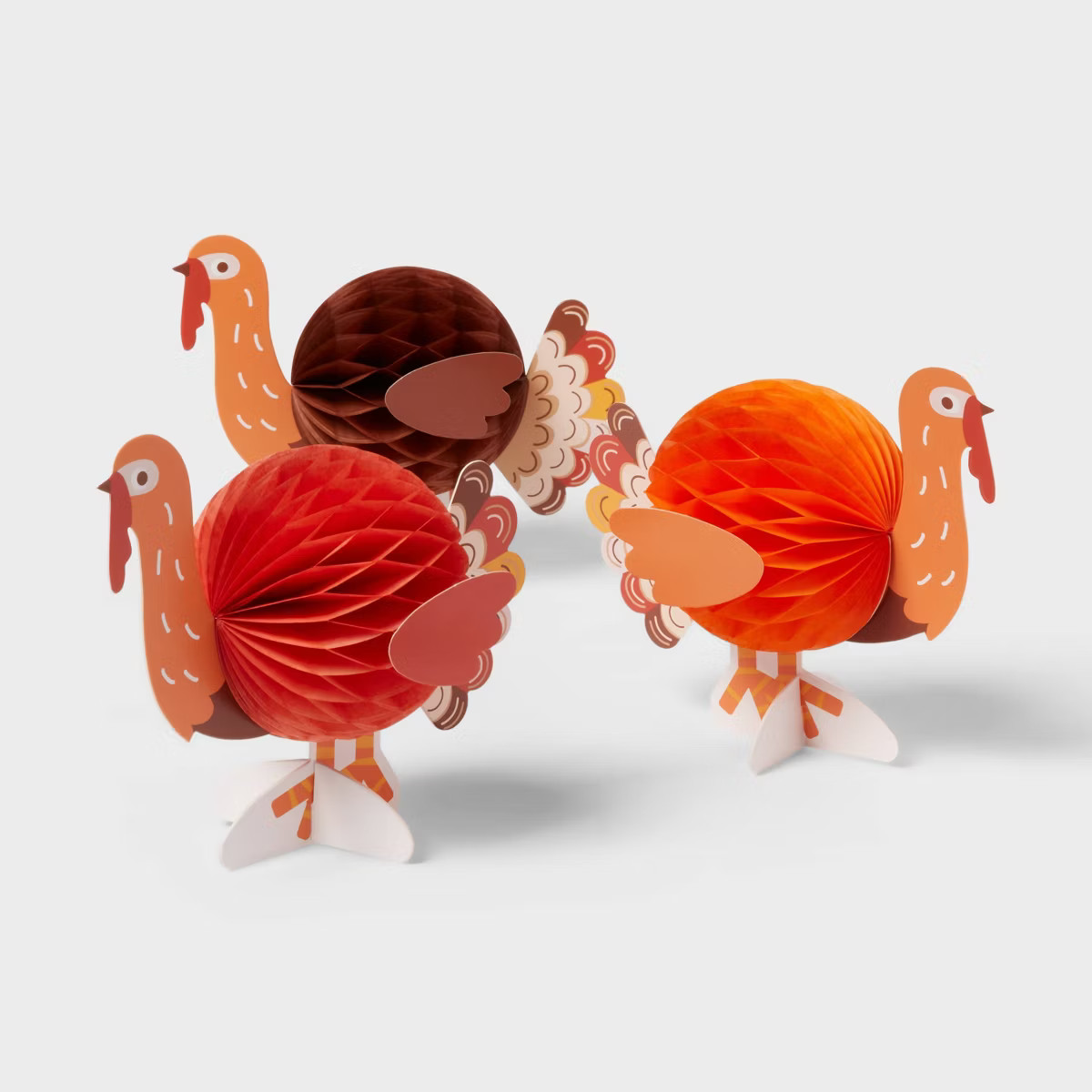 Thanksgiving 3ct Mini Turkey Honeycombs - Spritz™ | Target