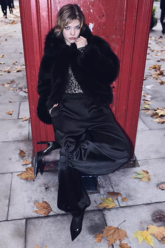 PLEATED SATIN PANTS | Zara US