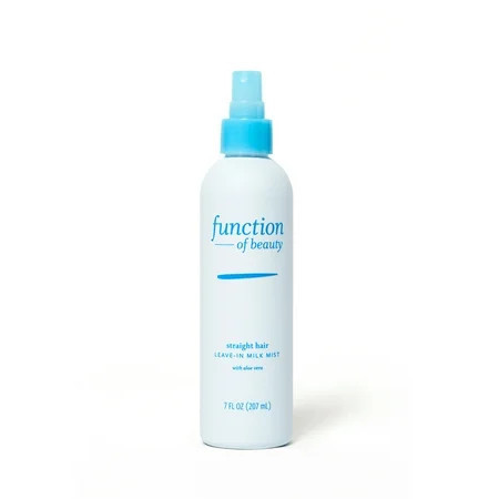 Function of Beauty Straight Hair Leave-In Milk Mist Base with Aloe Vera, 7 fl oz | Walmart (US)