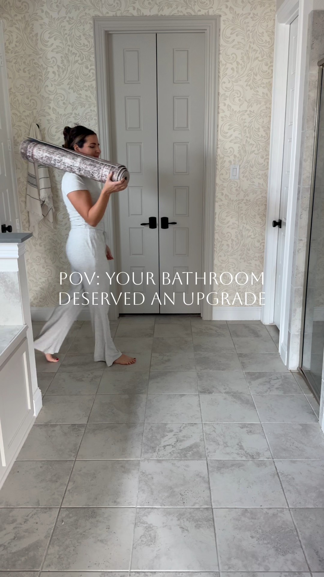New bathroom rug!! // bathroom runner // Wayfair finds 

#LTKHome