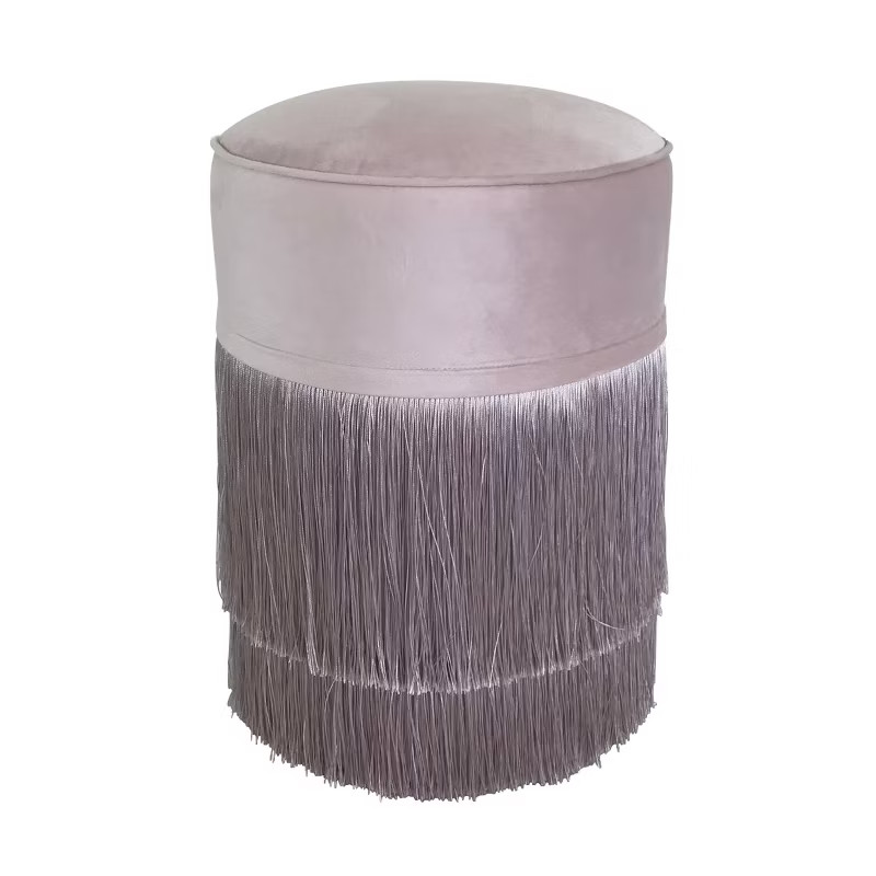 Velvet Fringe Ottoman - Decor Therapy | Target