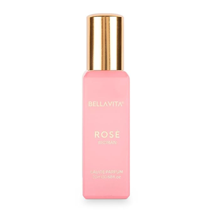 Bellavita Luxury ROSE Eau de Parfum | 20 ml (0.7 fl.oz.) | Travel Size Perfume for Women | Fresh,... | Amazon (US)