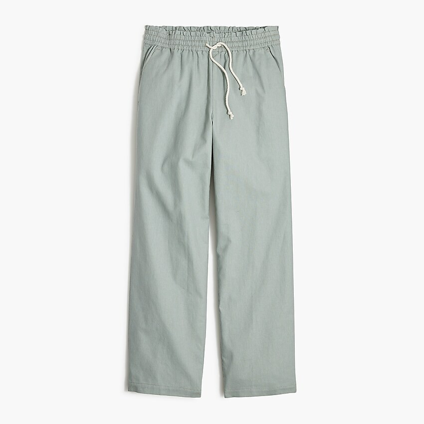 Linen-cotton wide-leg paper-bag pant | J.Crew Factory