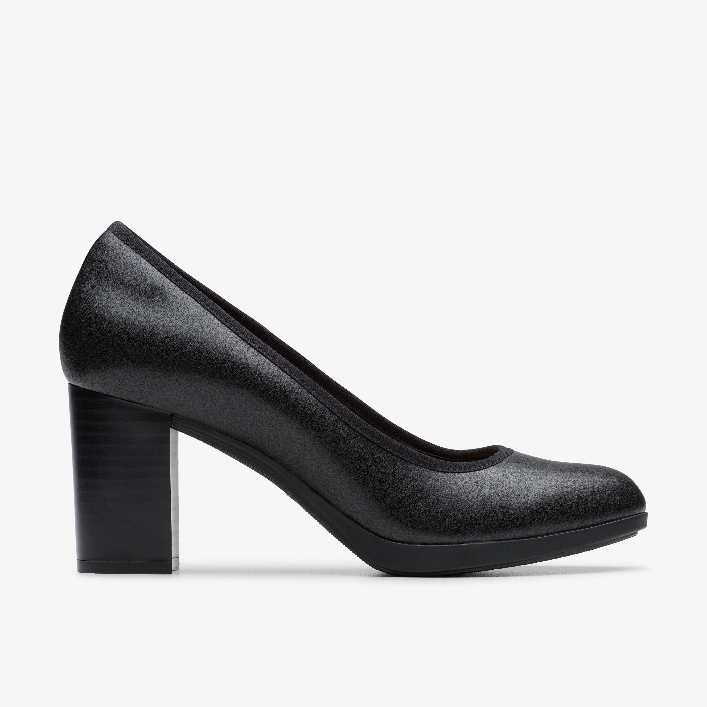 Women's Bayla Carly Black Leather Pumps | Clarks | Clarks (US)