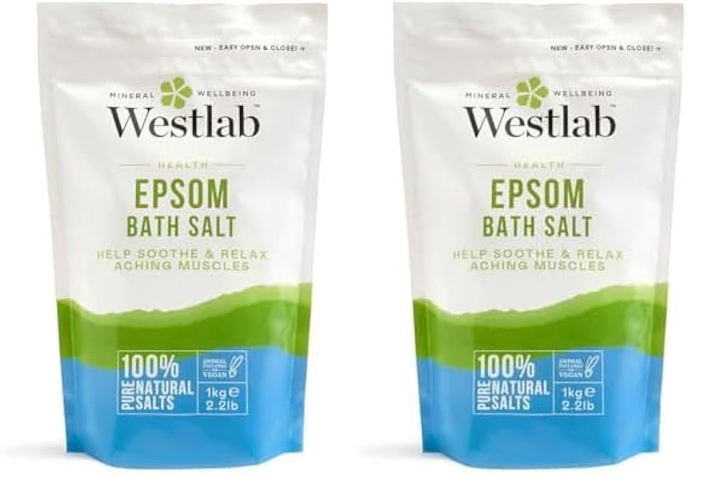 Westlab Reviving Epsom Salt, 1kg (Pack of 2) | Amazon (UK)