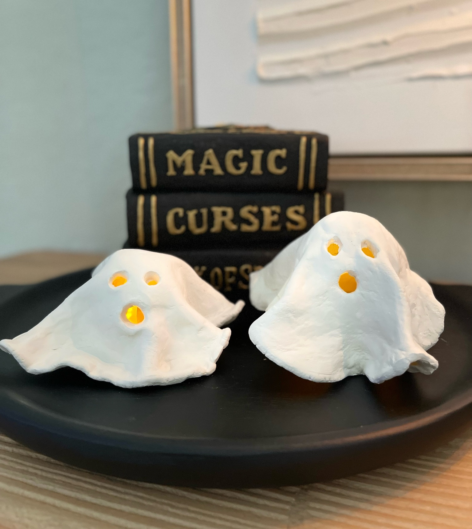 Make the cutest clay ghosts tea lights perfect for your Halloween decor.
#halloweendecor #halloweendiy #spookydecor #ghostdecor #halloween

#LTKSeasonal #LTKHalloween #LTKhome