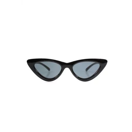 Pre-owned|Adam Selman Le Specs Womens The Last Lolita Thick Rim Cat Eye Sunglasses Black | Walmart (US)