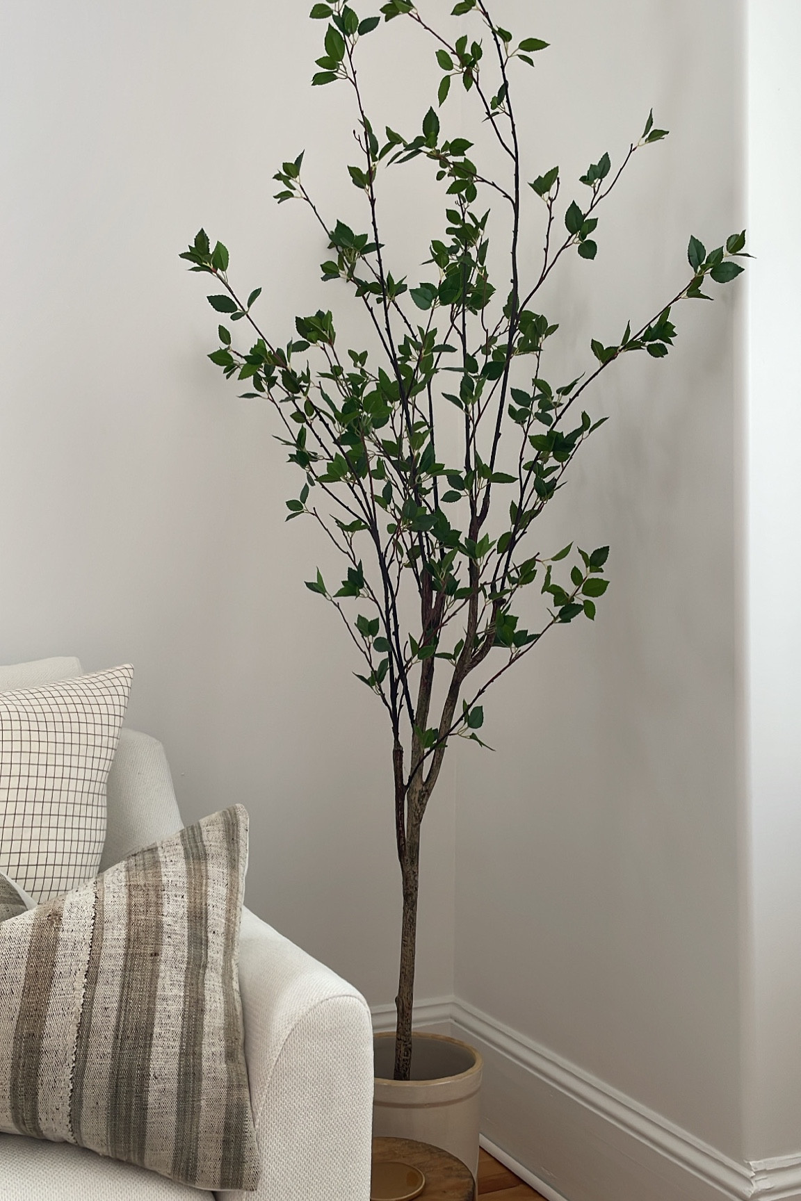 ordered a new faux tree for our living room and fully in love 🫶🏻 bye mr. olive tree 

you can use code BRIGHT at checkout for 25% off right now 

#LTKunder100 #LTKCyberweek #LTKhome