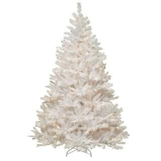 National Tree Company 7 ft. Winchester White Pine Artificial Christmas Tree with Clear Lights WCH... | The Home Depot