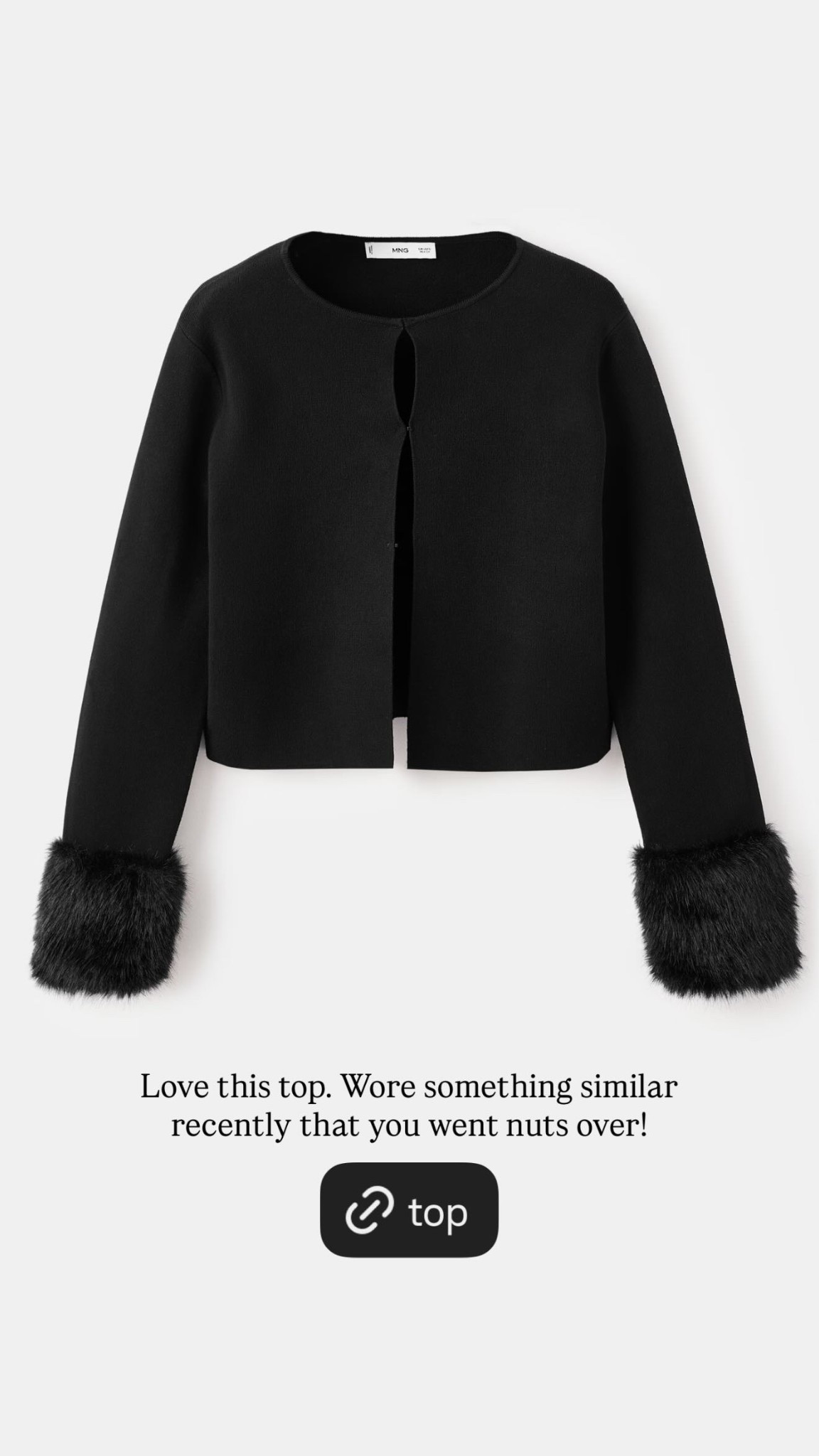 Love this top. Wore something similar recently that you went nuts over!