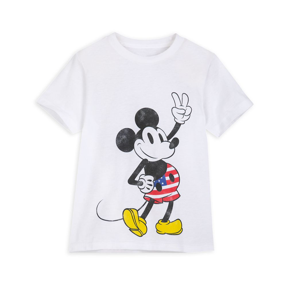Mickey Mouse Americana Peace T-Shirt for Kids | Disney Store