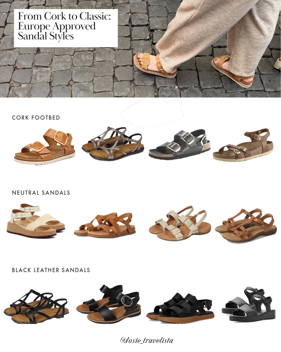 These are my favorite sandals for summer travel, all chosen with comfort, versatility, and style in mind. Perfect options to complete your Europe Carry-On travel capsule. 
Shop my picks below. ✈️

#LTKOver40 #LTKTravel