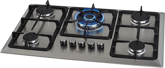 FISCHER COOKTOP GÁS 5 BOCAS TC INFINITY MESA INOX BIVOLT 23678-54121 | Amazon (BR)
