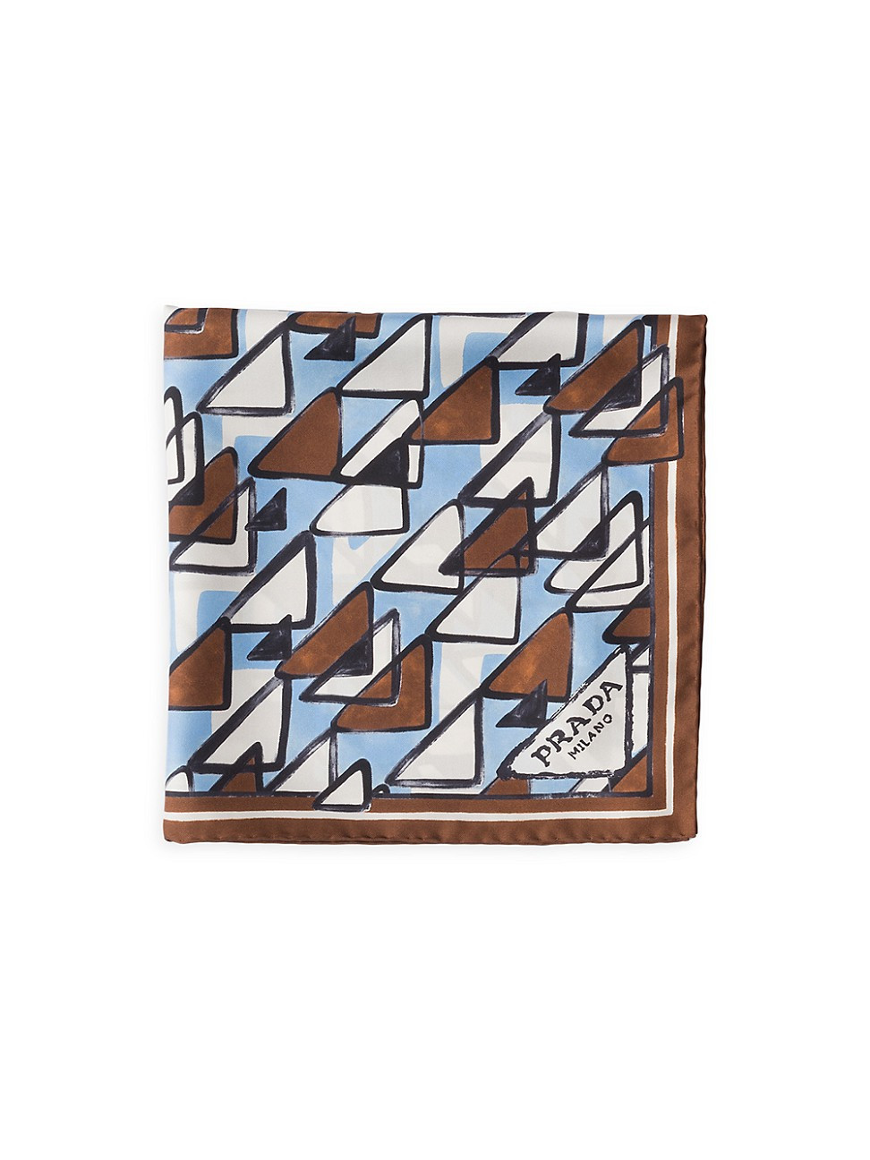 Women's Printed Silk Twill 55CM Square Scarf - Blue | Saks Fifth Avenue