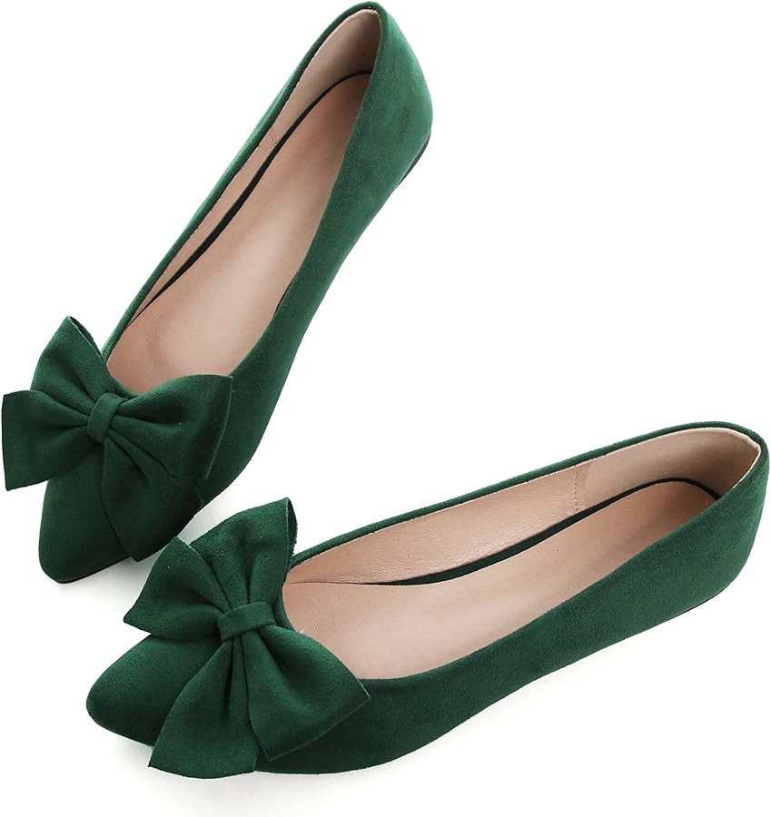 Dear Time Women's Ballet Flats Dress Ballet Shoes Slip on for Office Work Comfortable Shoes | Amazon (US)